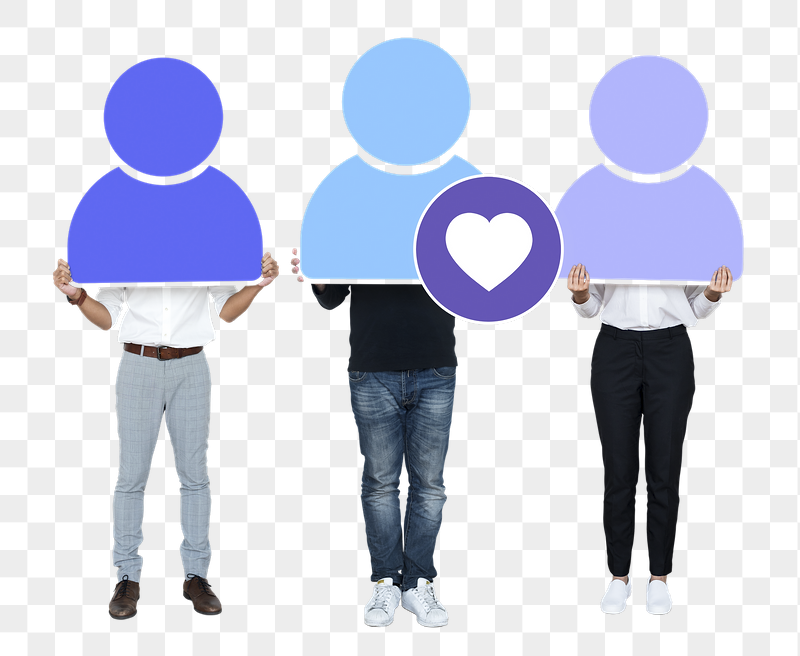Png User avatars with heart | Free PNG - rawpixel