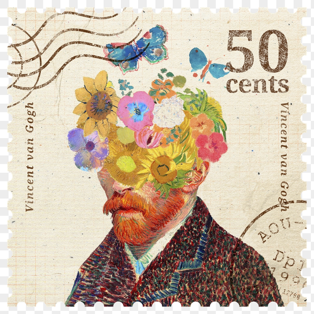 Png Van Gogh inspired portrait | Free PNG - rawpixel