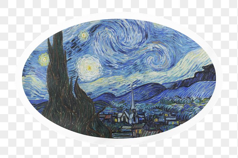 PNG Van Gogh's Starry Night | Free PNG - rawpixel