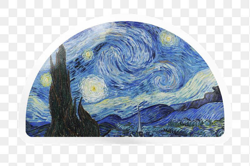 PNG Van Gogh's Starry Night | Free PNG - rawpixel