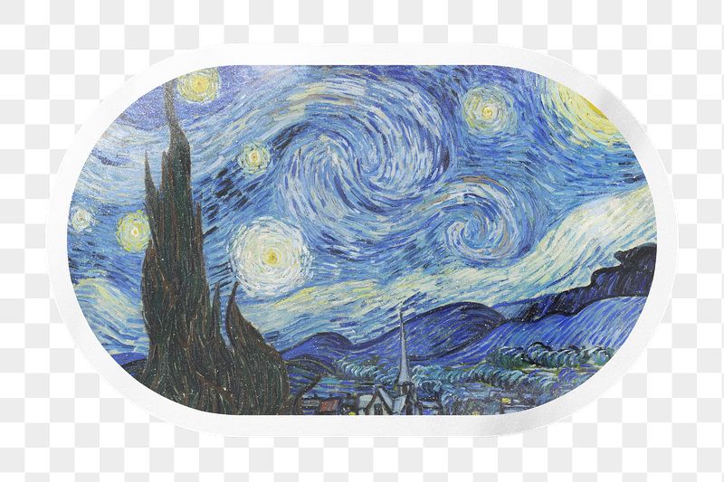 PNG Van Gogh's Starry Night | Free PNG - rawpixel