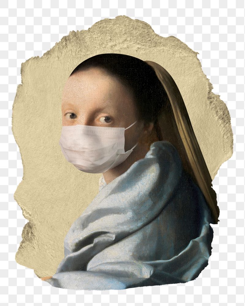 Png Vermeer's young girl wearing | Free PNG - rawpixel