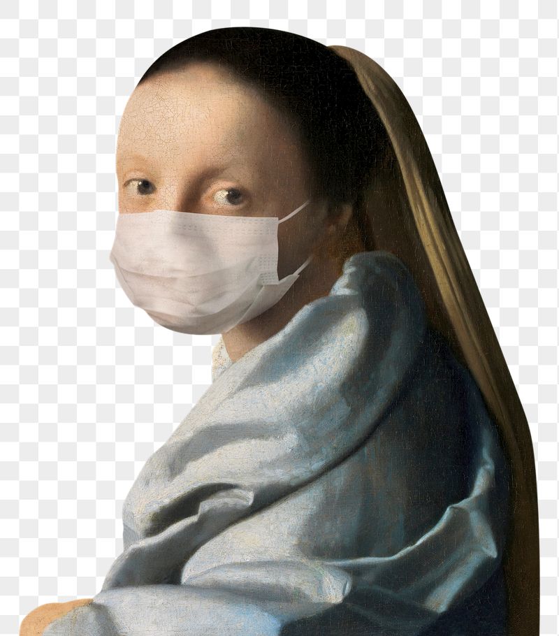 Png Vermeer's young woman wearing | Free PNG - rawpixel