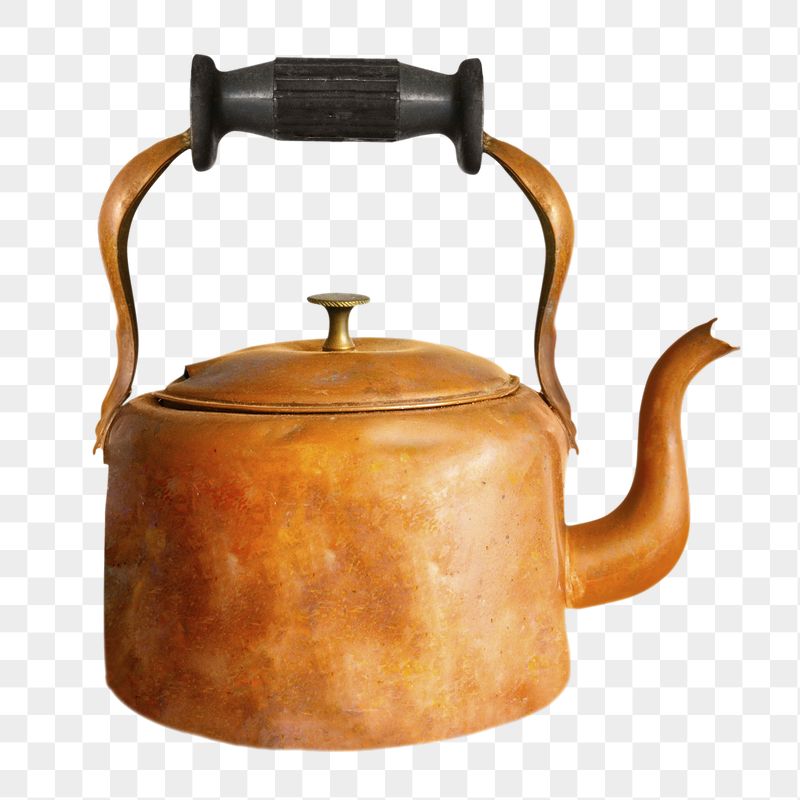 Png Vintage copper kettle sticker, | Free PNG - rawpixel