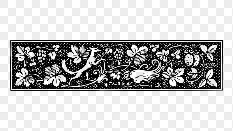 PNG vintage flourish divider sticker | Free PNG - rawpixel