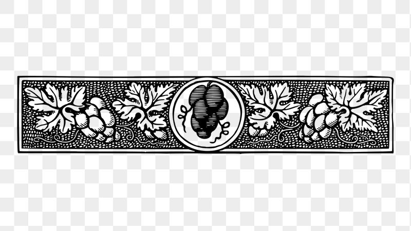 PNG vintage fruit flourish sticker | Free PNG - rawpixel