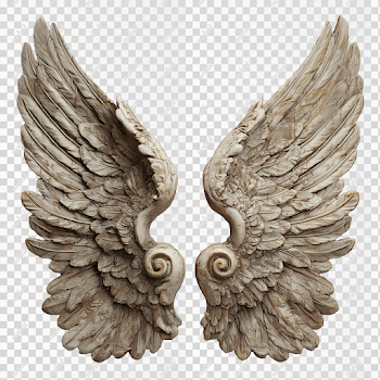 PNG Vintage Roman Angel Wings