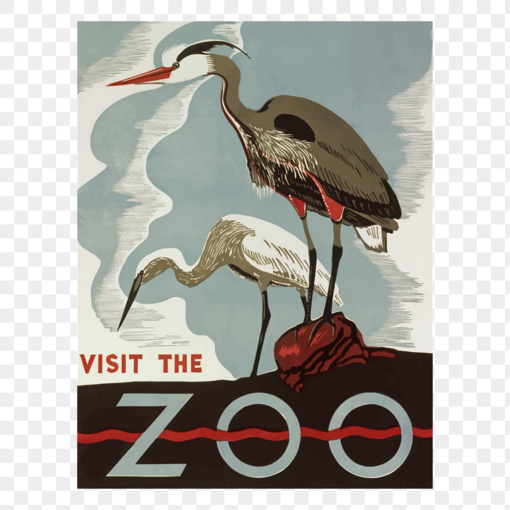 Png visit the zoo poster | Free PNG - rawpixel