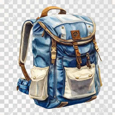 PNG Watercolor Sports Backpack Clipart PNG Watercolor Sports Backpack Clipart