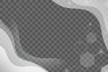 Png wave background with hexagons | Free stock illustration | High Resolution graphic