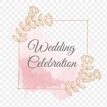 Png wedding logo in floral style | Free stock illustration | High Resolution graphic