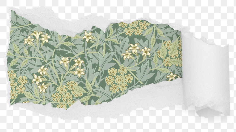 Png William Morris jasmine pattern | Free PNG - rawpixel