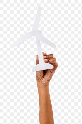Png Wind turbine hand mockup renewable energy… | Free stock illustration | High Resolution graphic
