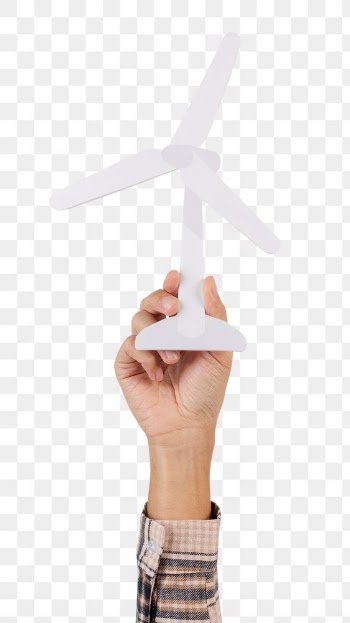 Png Wind turbine hand mockup renewable energy… | Free stock illustration | High Resolution graphic