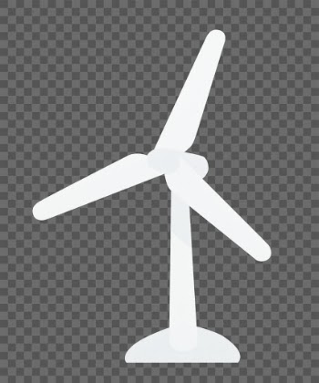 Png Wind turbine paper mockup environment… | Free stock illustration | High Resolution graphic