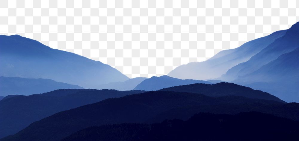 PNG winter nature border, silhouette | Free PNG - rawpixel