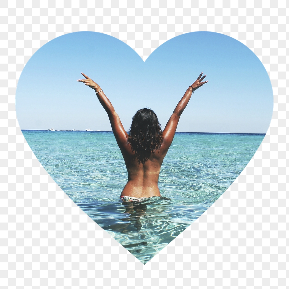 Png woman at the beach | Free PNG - rawpixel