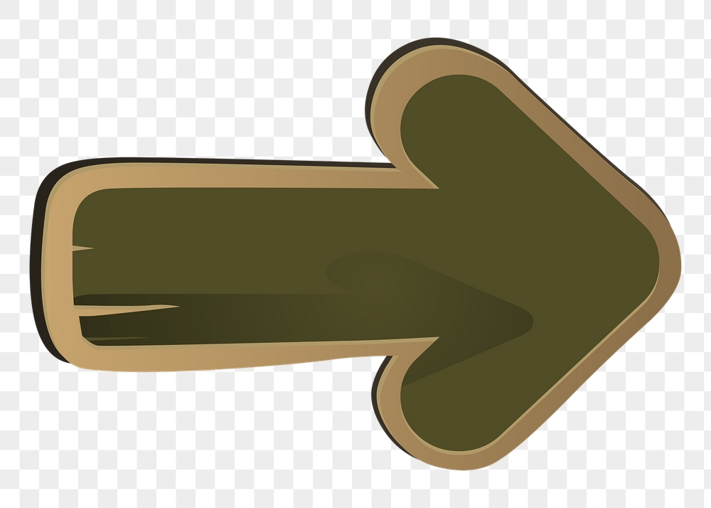 PNG wooden arrow sign sticker | Free PNG - rawpixel