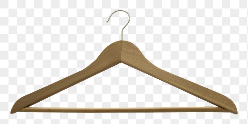 Png wooden clothes hanger sticker, | Free PNG - rawpixel