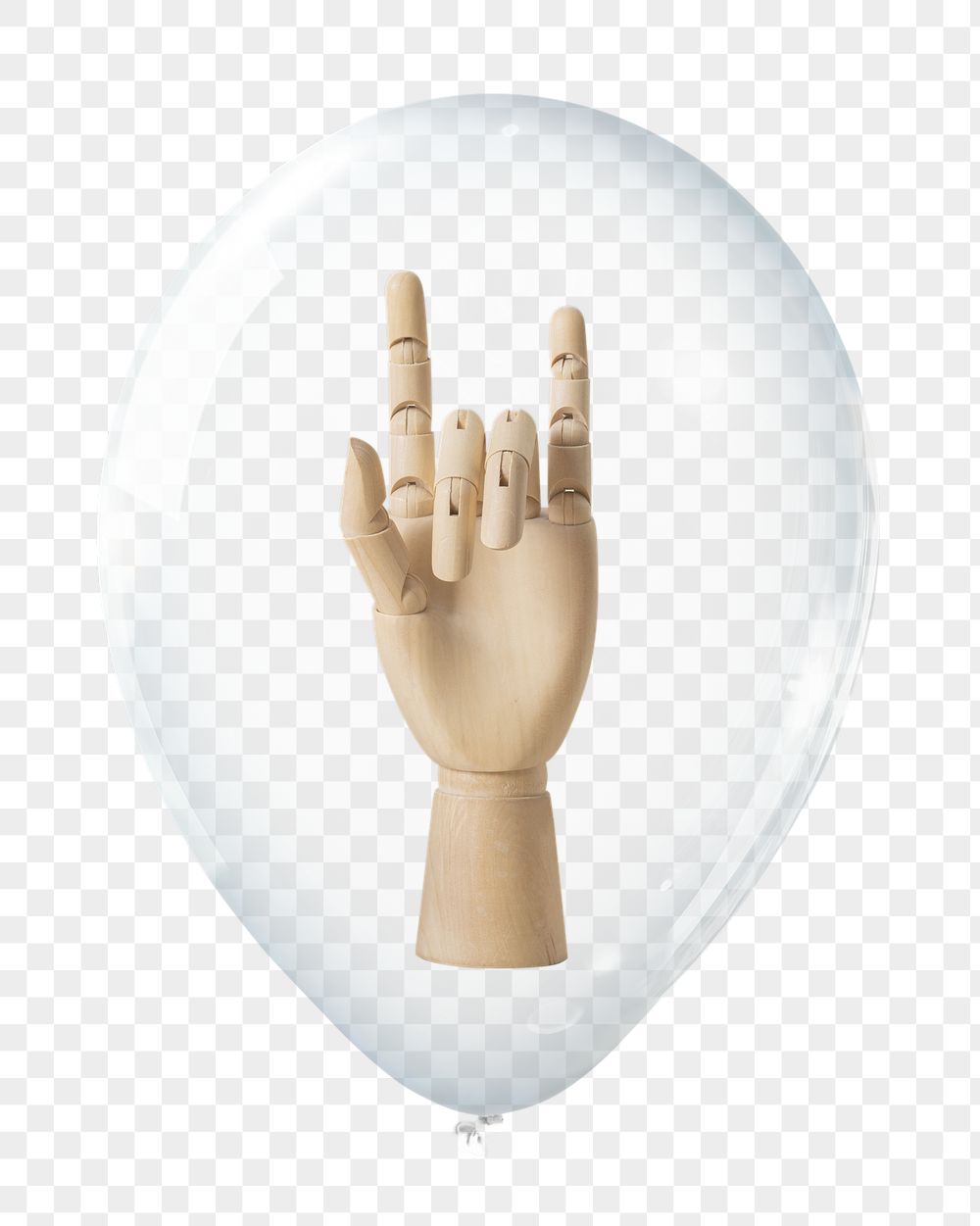 PNG wooden hand mannequin, in clear | Free PNG - rawpixel