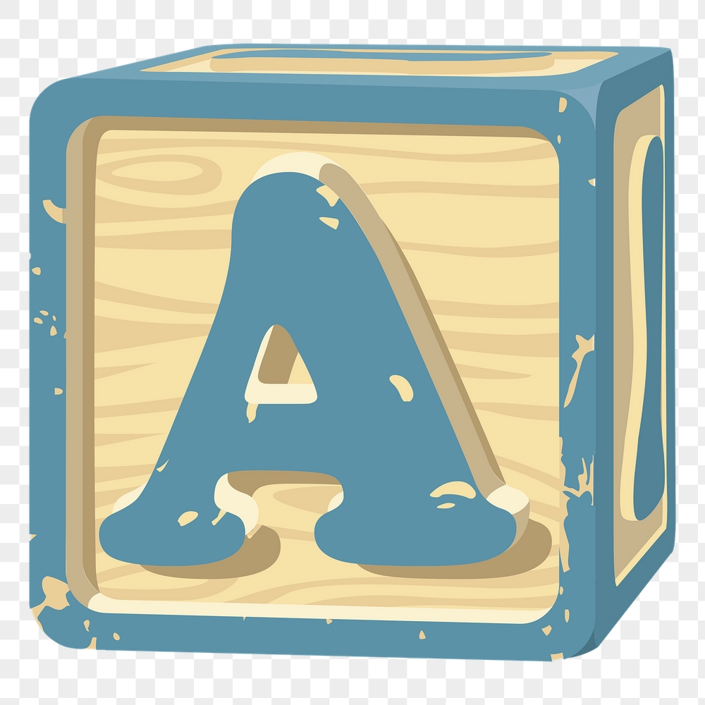 PNG wooden letter block sticker, | Free PNG - rawpixel