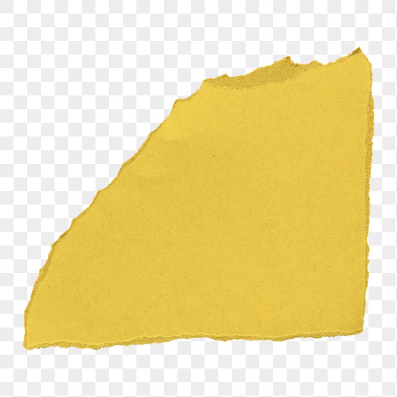 Png yellow scrap paper border, | Free PNG - rawpixel