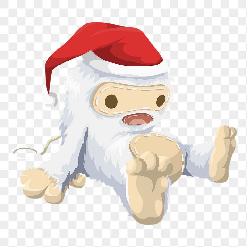 PNG Yeti, pull string doll | Free PNG - rawpixel
