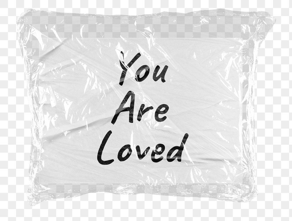 Png you are loved sticker, | Free PNG - rawpixel