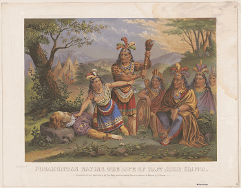 Pocahontas saving the life of Capt. | Free Photo - rawpixel