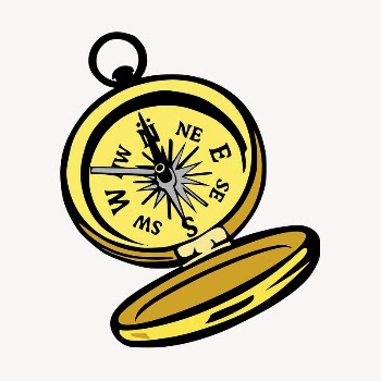 Pocket compass clipart, object illustration. | Free Photo - rawpixel