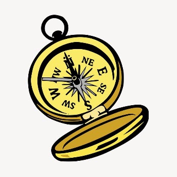 Pocket compass clipart, object illustration | Free Vector - rawpixel