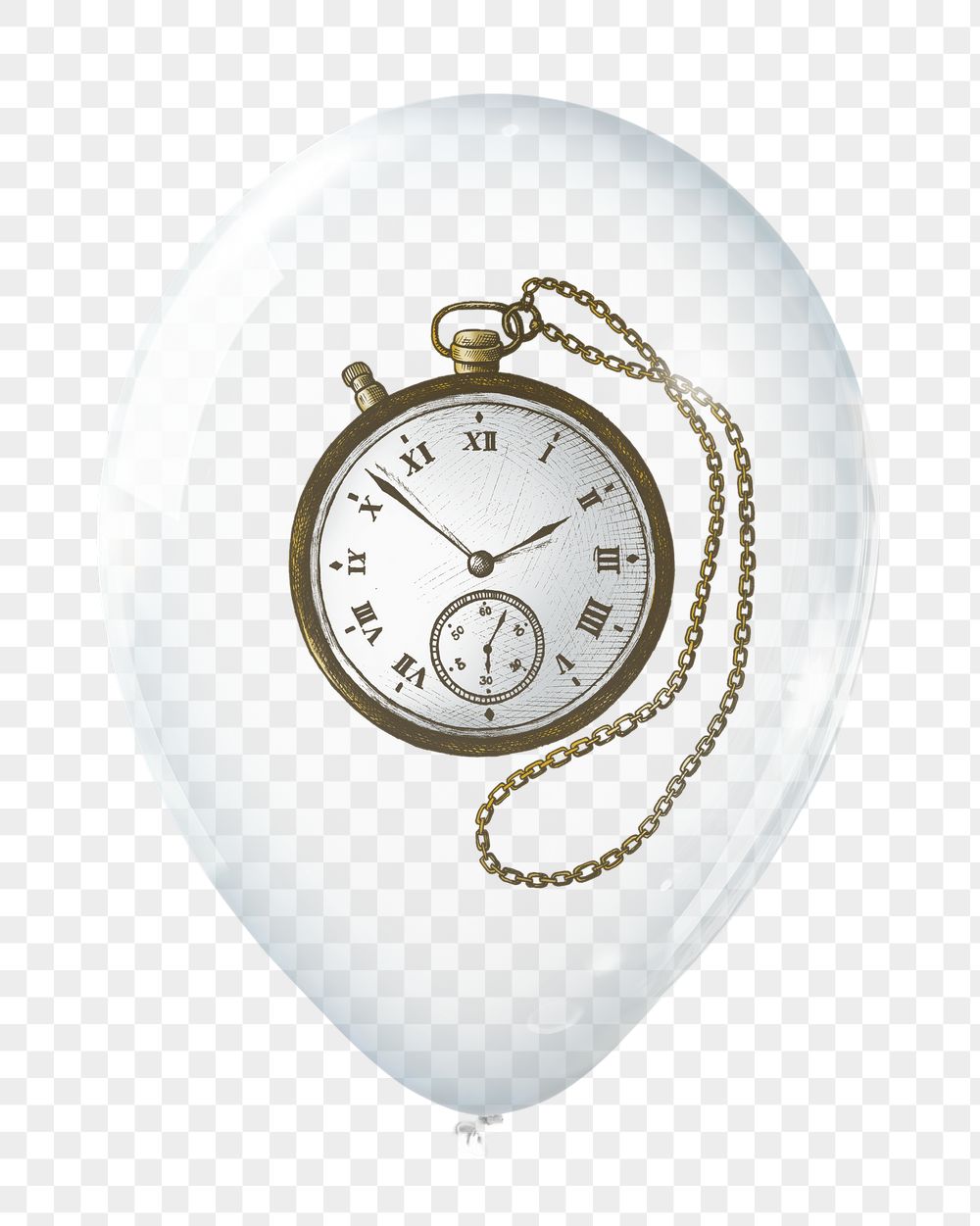 Pocket watch png, object in clear | Free PNG - rawpixel