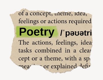 Poetry ripped dictionary, editable word | Free PSD - rawpixel