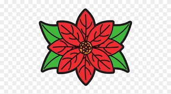 Poinsettia Flower For Christmas Decoration Natural - Christmas Decoration