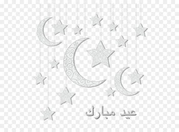 Point Angle White - Vector format of the moon and stars 