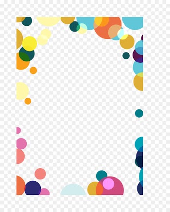 Point Clip art - Vector hand colored dots border 