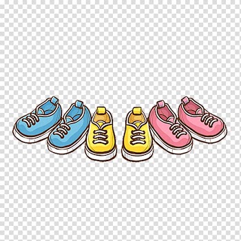 Pointe shoe Sneakers Designer, Colorful shoes transparent background PNG clipart