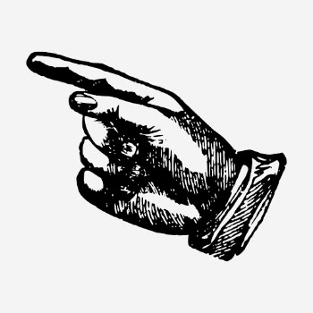 Pointing hand gesture, vintage illustration. | Free Photo Illustration - rawpixel
