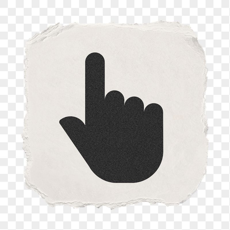 Pointing hand png icon sticker, | Free PNG - rawpixel