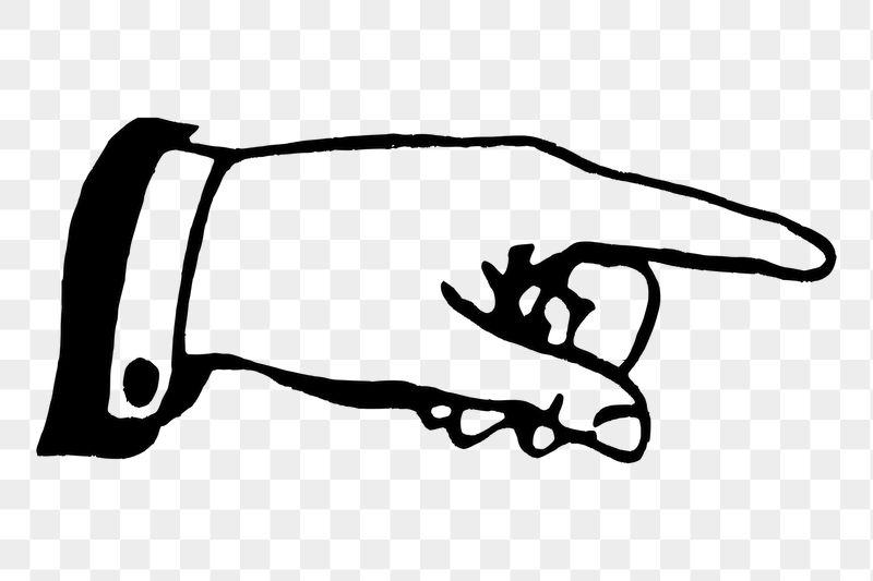 Pointing hand png sticker, transparent | Free PNG - rawpixel