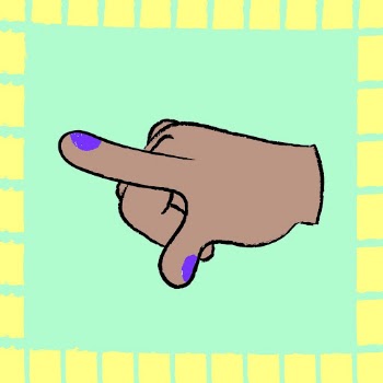 Pointing hand sign clipart, gesture | Free Vector Illustration - rawpixel