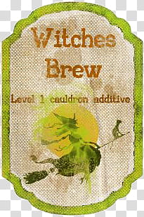 Poison Treats s, witches brew logo transparent background PNG clipart