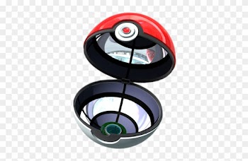 Pokeball Clipart Open - Pokemon Open Ball Png