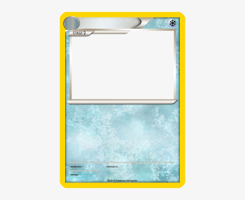 Pokemon Blank Card Template 192119 - Water Type Pokemon Card ...