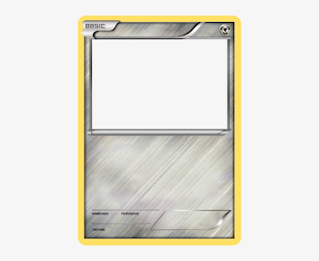 Pokemon Card Clipart - Blank Basic Pokemon Card PNG Image ...