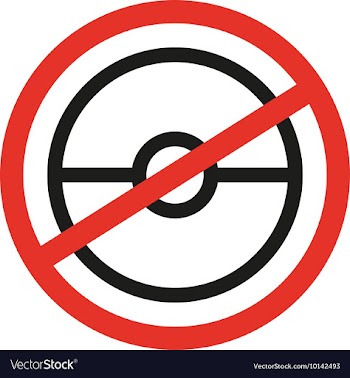 Pokemon go phone nature no game vector image
