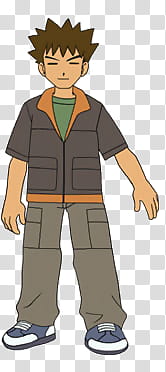 Pokemon, man in blue shirt anime transparent background PNG clipart