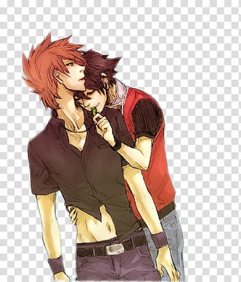 Pokemon Yaoi, animated male characters transparent background PNG clipart
