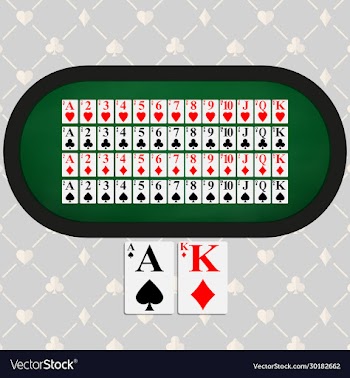 poker card suits - hearts clubs spades