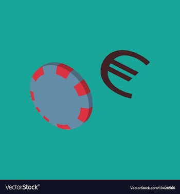 Poker chips flat plastic poker chips sign vector image